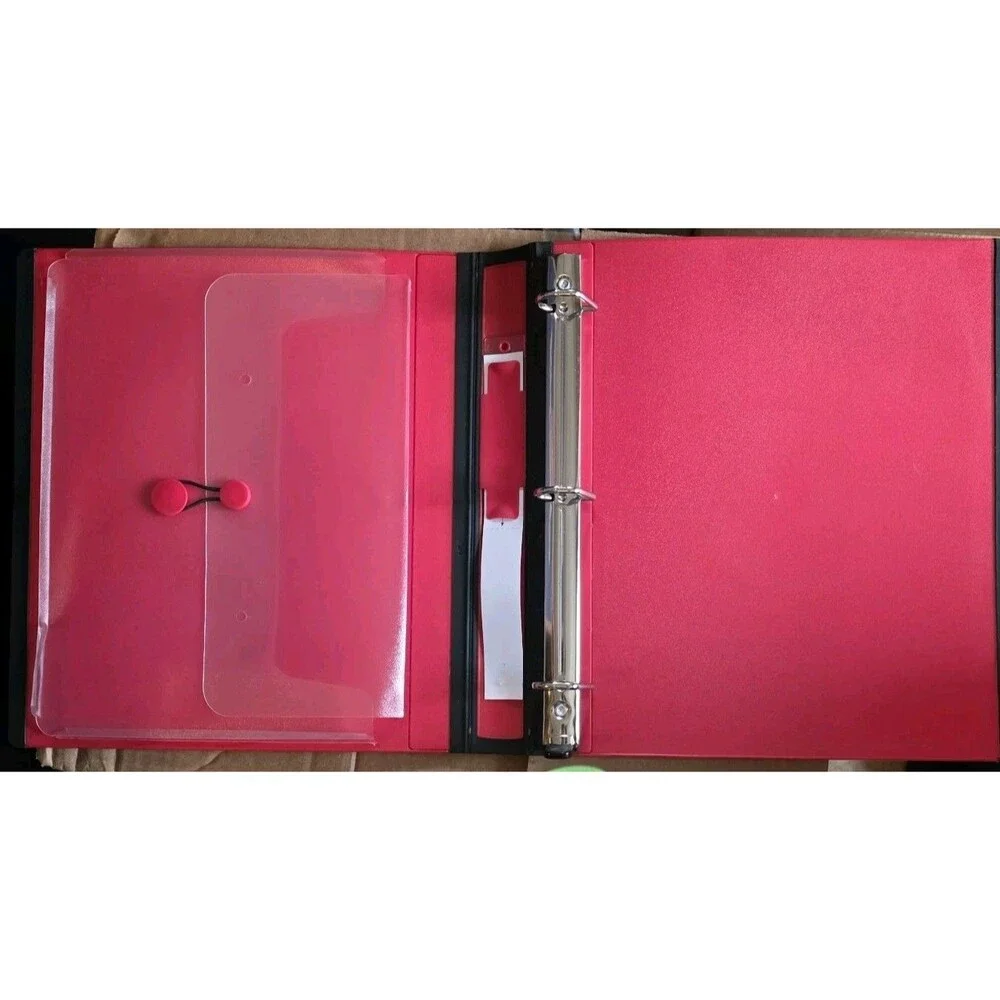 Staples 1-Inch 3-Ring Better Binder Black/ Red